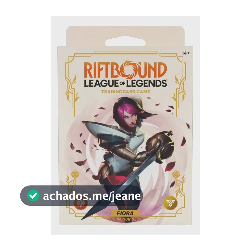 Riftbound Tcg: Spiritforged Champion Deck 2 - Fiora