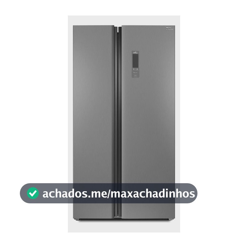 Philco geladeira inverter frost free PRF535I inox com freezer 437l