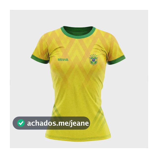 Camiseta Dry Bolldor Feminina Adulto - Brasil