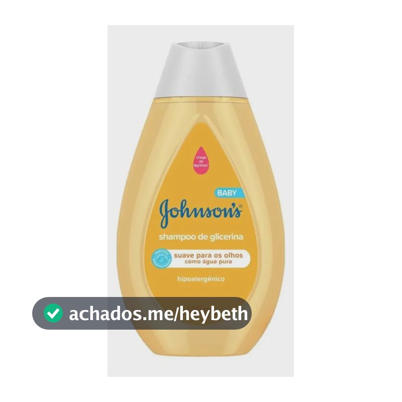 Shampoo Para Bebê Johnson's Baby De Glicerina, 400ml