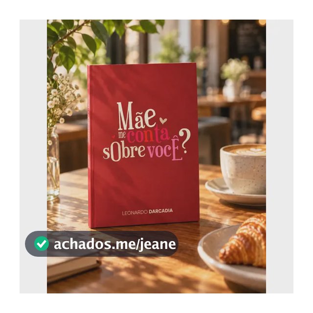 Livro   Mãe, Me Conta Sobre Você?'' Um Livro Para Dar E Receber, Um Presente Marcado Para Sempre!