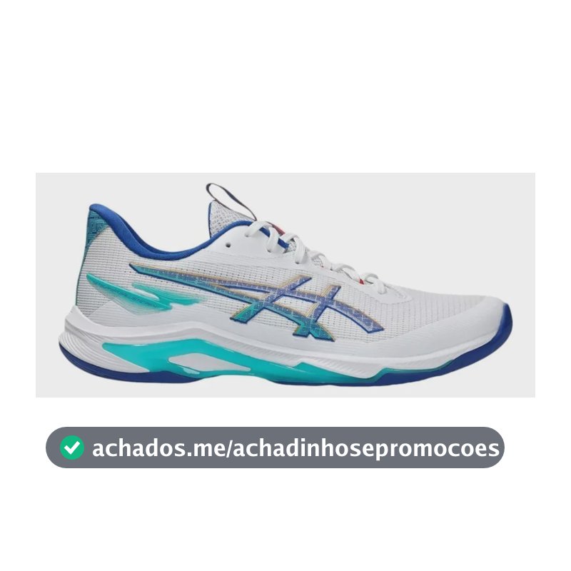 Tênis Asics Netburner Ballistic Ff 4 Masculino Branco Liso 41 Br