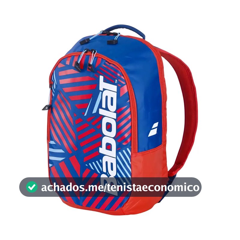 Mochila De Tenis Infantil Babolat Kids Azul E Laranja Linha