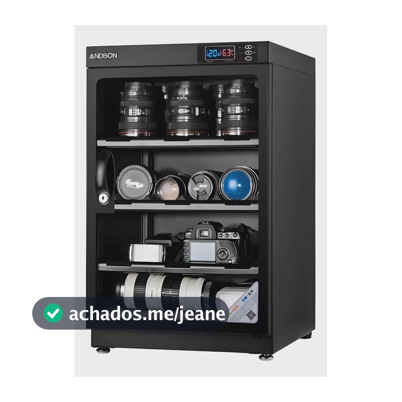 Gabinete 80l Dry Box Desumidificador Para Equip. Foto/video