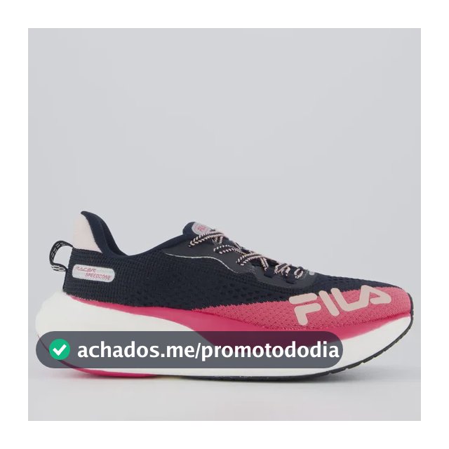 Tênis Fila Racer Speedzone Feminino Marinho E Rosa Marinho - 38,0 Br