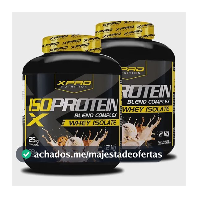 Kit 2x Whey Iso Protein Complex 2kg Xpro Nutrition
