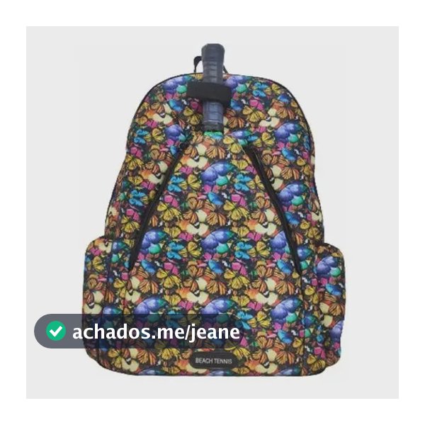 Mochila Raqueteira Beach Tennis Uma Raquete Boadebolsa