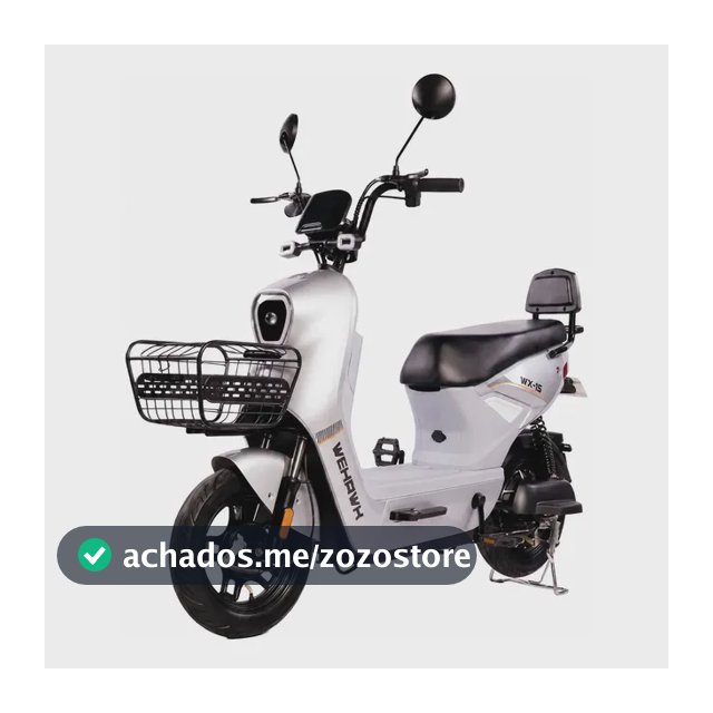 Bicicleta Bike Elétrica 1000w Wx-15 Autopropelido Até 40km Prata 158