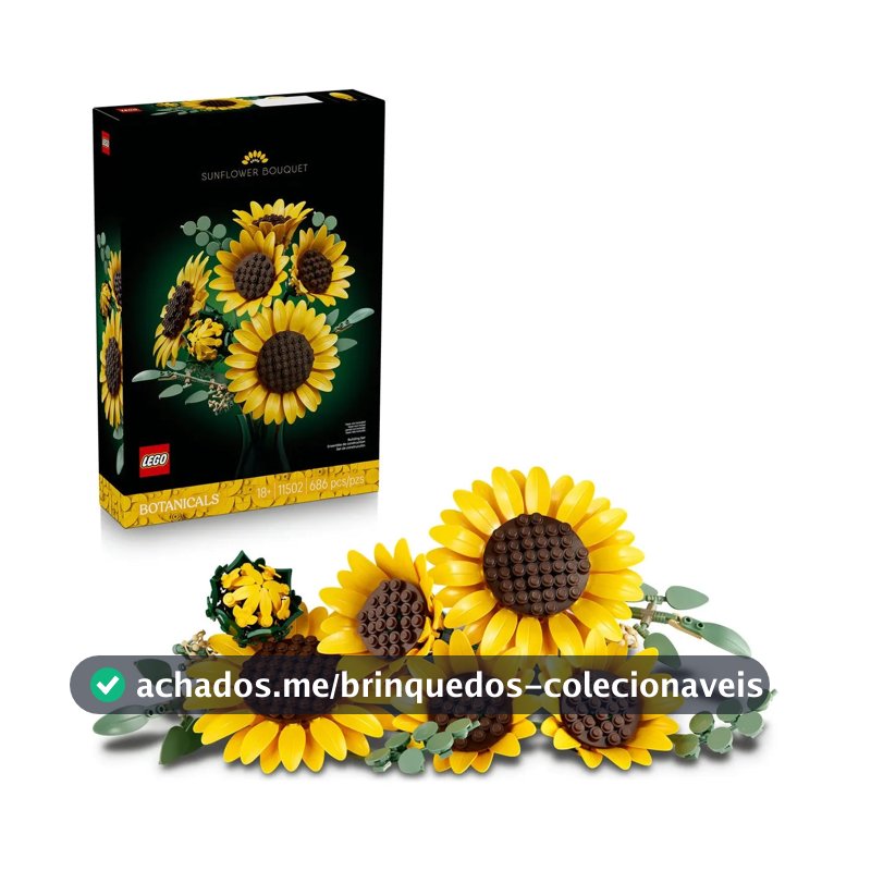 Decoração de buquê de girassol LEGO® Botanicals 11502