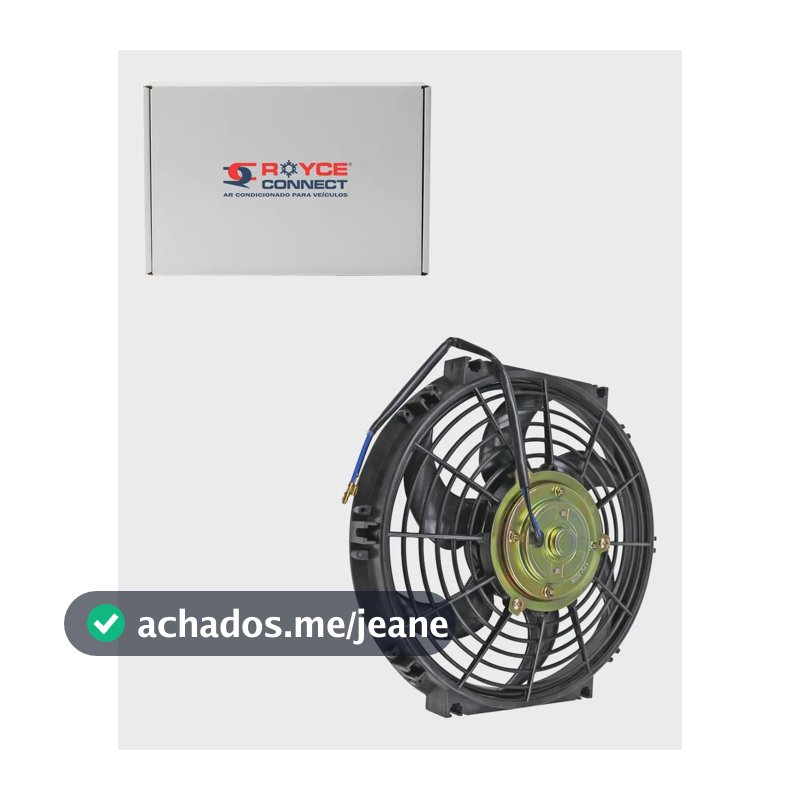 Eletroventilador Universal 10 Polegadas 12v Soprante
