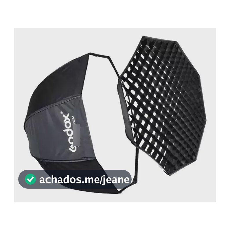 Octabox Softbox Godox 120cm Universal Com Grid
