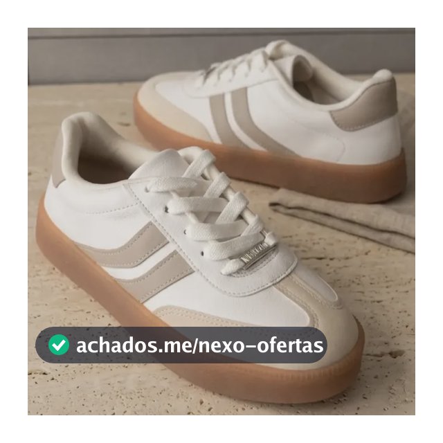 Tenis Feminino Casual Vizzano Flataform Conforto Leve Branco