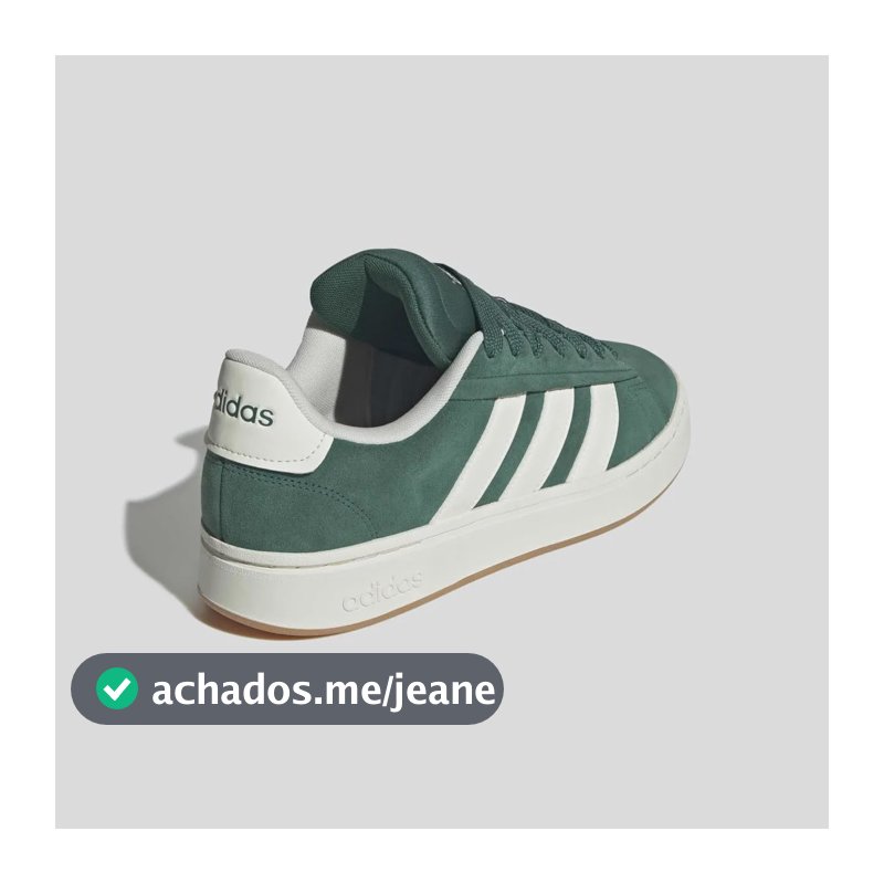 Masculino Tênis adidas Ji1798 Verde Liso 37 Br