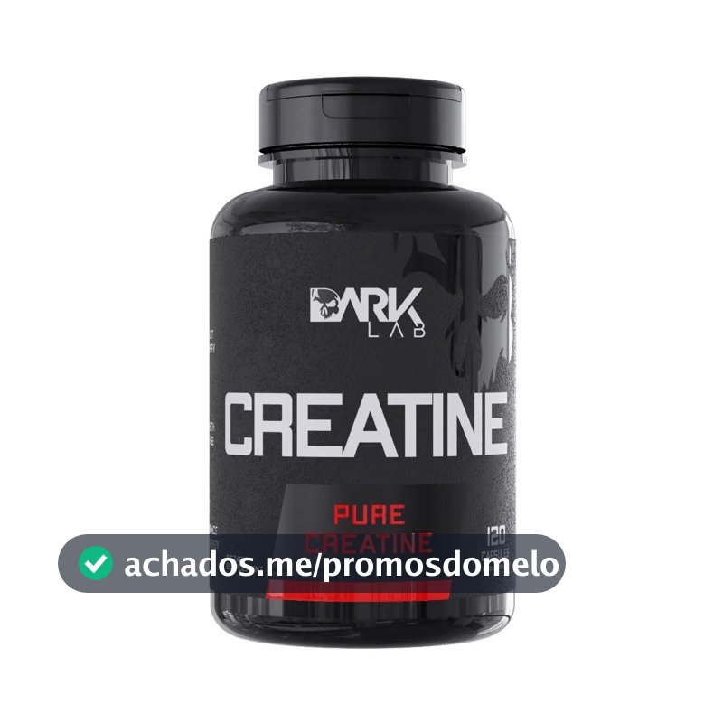 Creatina Dark Lab Premium em cápsula Sem sabor de 120 un