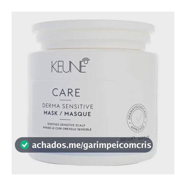 Máscara Keune Scalp Sensitive Mask Couro Sensível 500ml