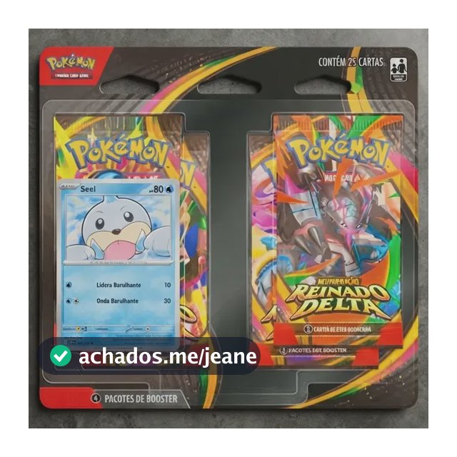 Blister Quádruplo Reinado Delta Pokemon Tcg