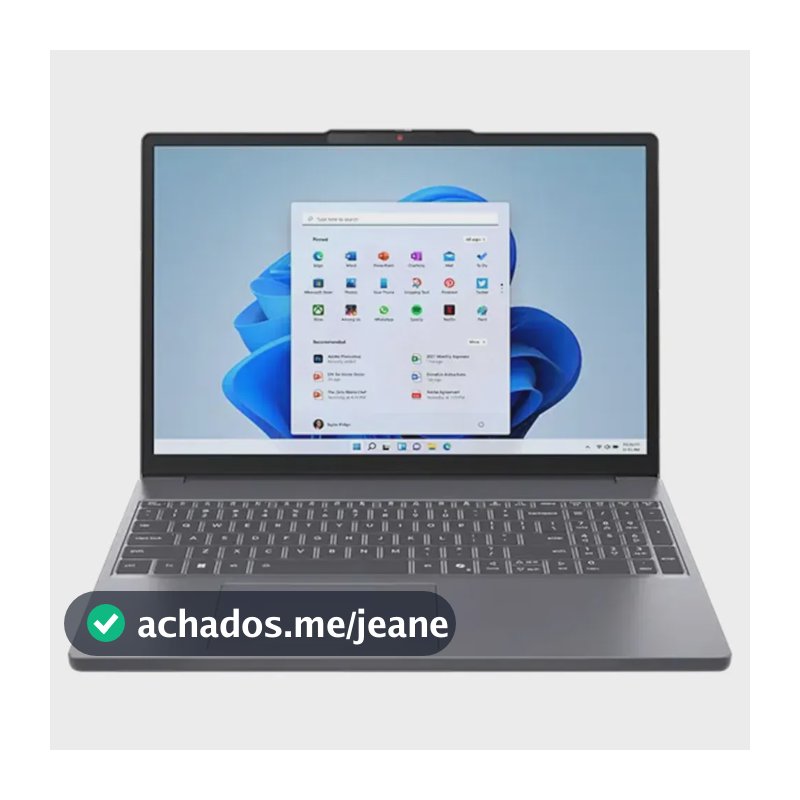 Notebook Lenovo IdeaPad Slim 3 com AMD Ryzen 7 8840HS, 8GB de RAM e SSD de 512GB – Linux