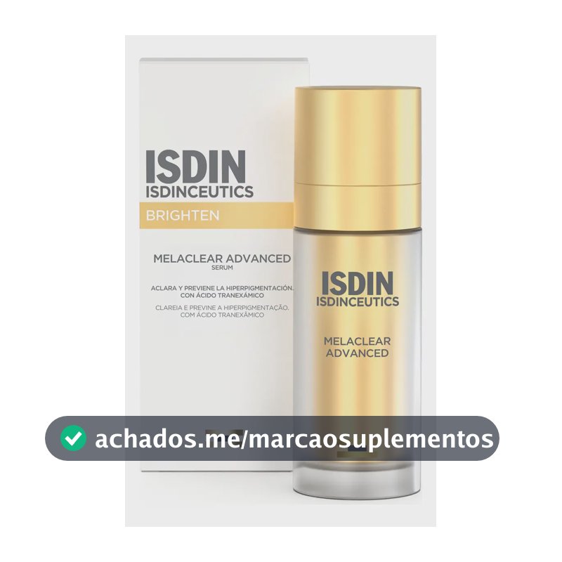 ISDIN Sérum Facial Clareador Anti-Idade Isdinceutics Melaclear Advanced - 30ml