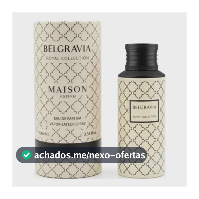 Perfume Maison Asrar Belgravia Royal Collection Edp 100ml