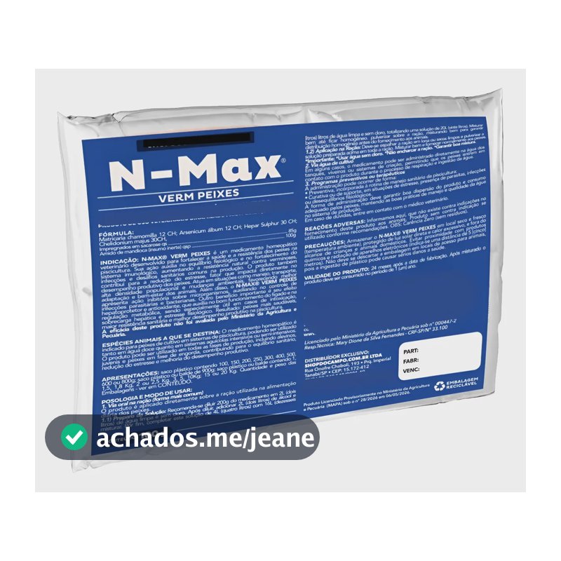 Vermifugo Para Peixes Em Aquario 100g
