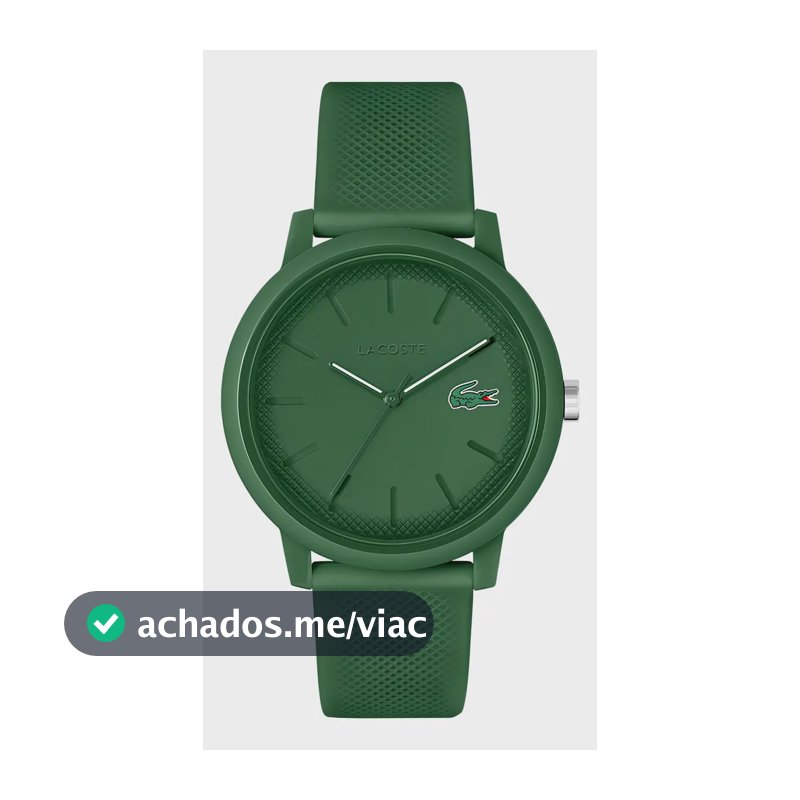 Relógio Lacoste Masculino Borracha Verde 2011170