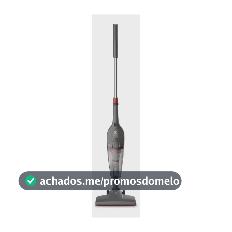 Aspirador de Pó Vertical Electrolux 1450W STK15 com Fio Portátil de Mão 2 em 1 e 1,6 Litros de capacidade com Filtro Hepa Cinza-escuro