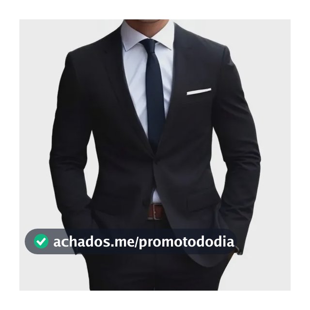Terno Italiano Slim, Promoção Imperdível Todas As Cores Preto 48 / Calça 42