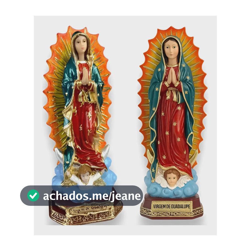 Imagem Resina Nossa Senhora de Guadalupe Original Estátua
