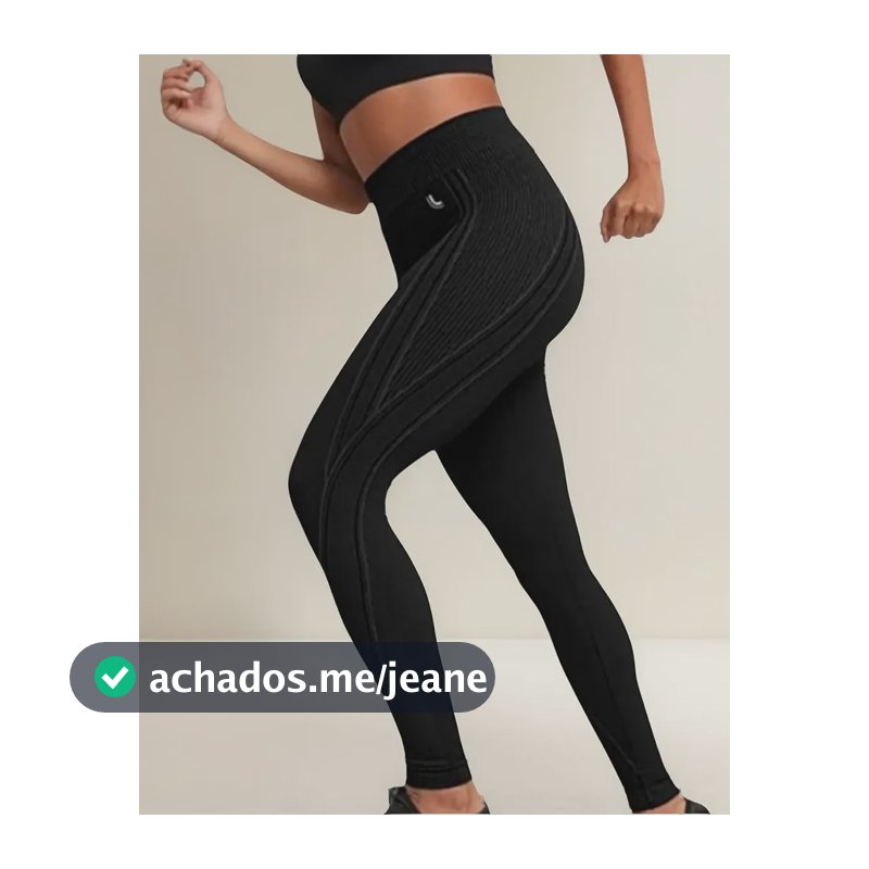 Calça Legging Max Lupo 71053 - Original Preto Liso M