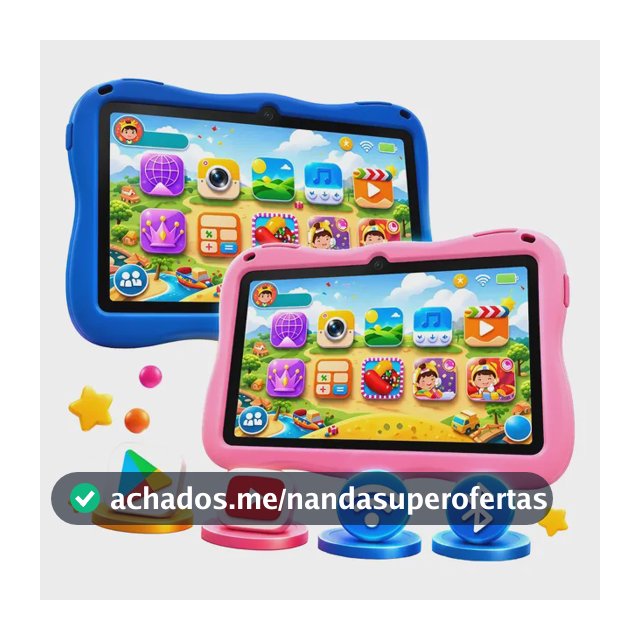 Tablet Infantil Easytech 7 8gb 128gb Android 15 Rosa