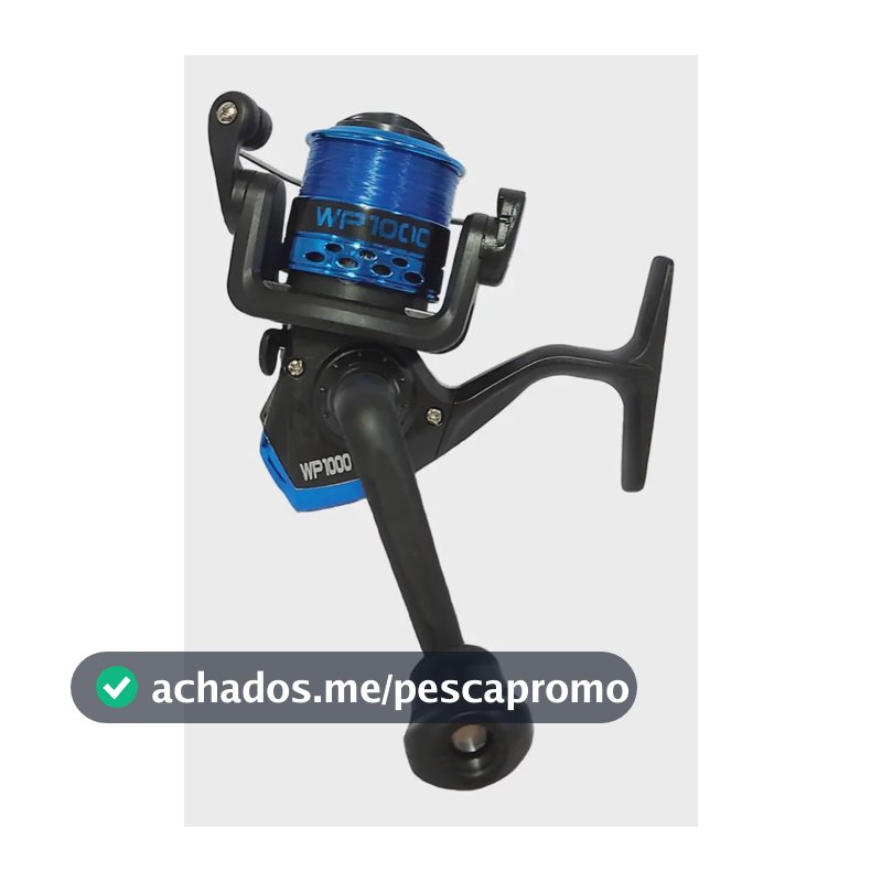 Molinete Pesca Pequeno Wp1000 Azul - Albatroz Cor Azul-molinete
