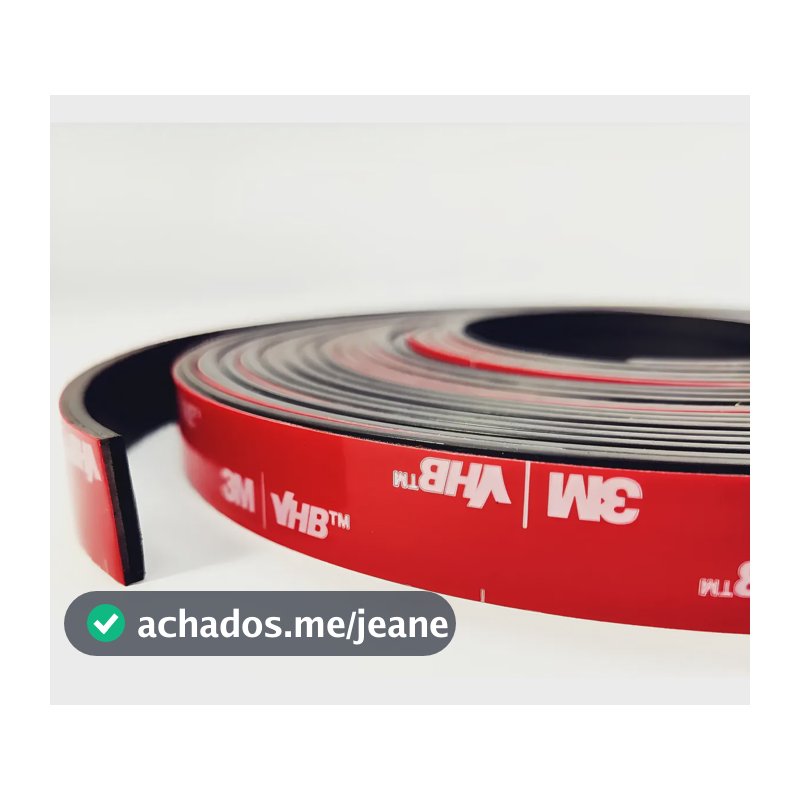 Perfil Magnético Imã Flexível Fita Imã Artesanato - 3 Metros
