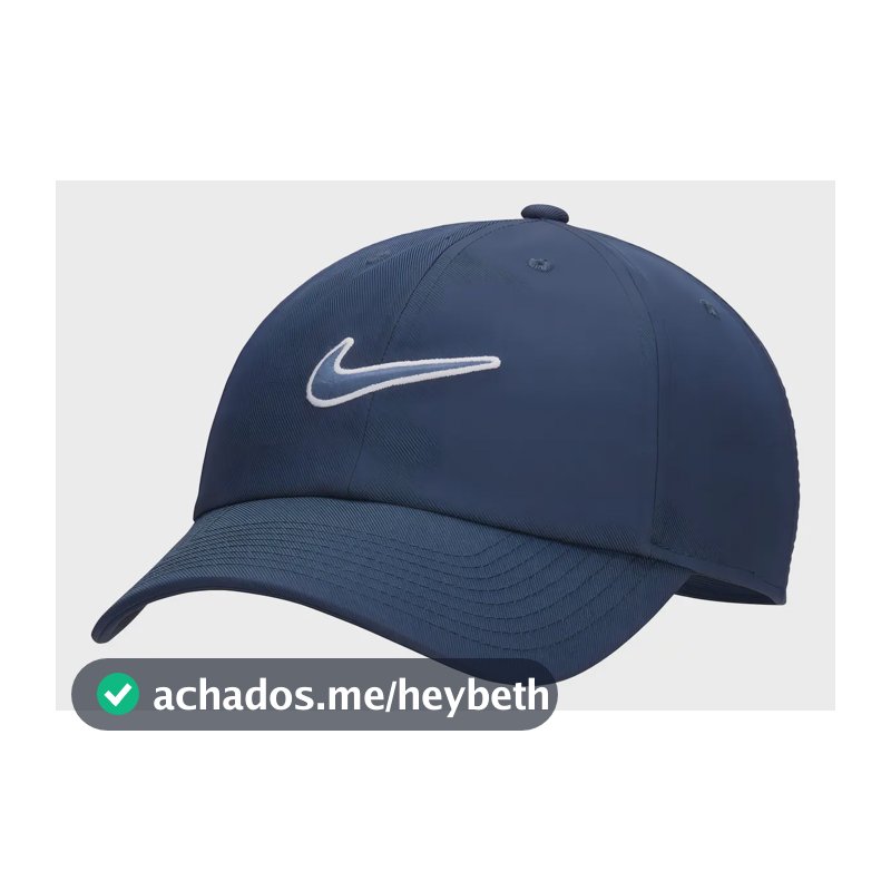 Boné Nike Club Swoosh Unissex Cor Azul-escuro Tamanho M/g