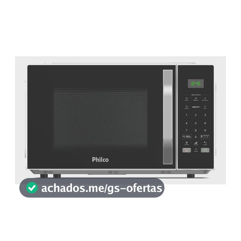 Micro-ondas 33l Philco Teclas Fáceis Limpa Fácil 1400w Pm36 220V
