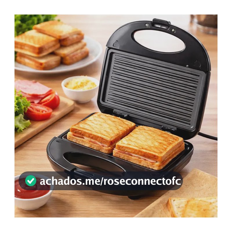 Sanduicheira Grill Elétrica