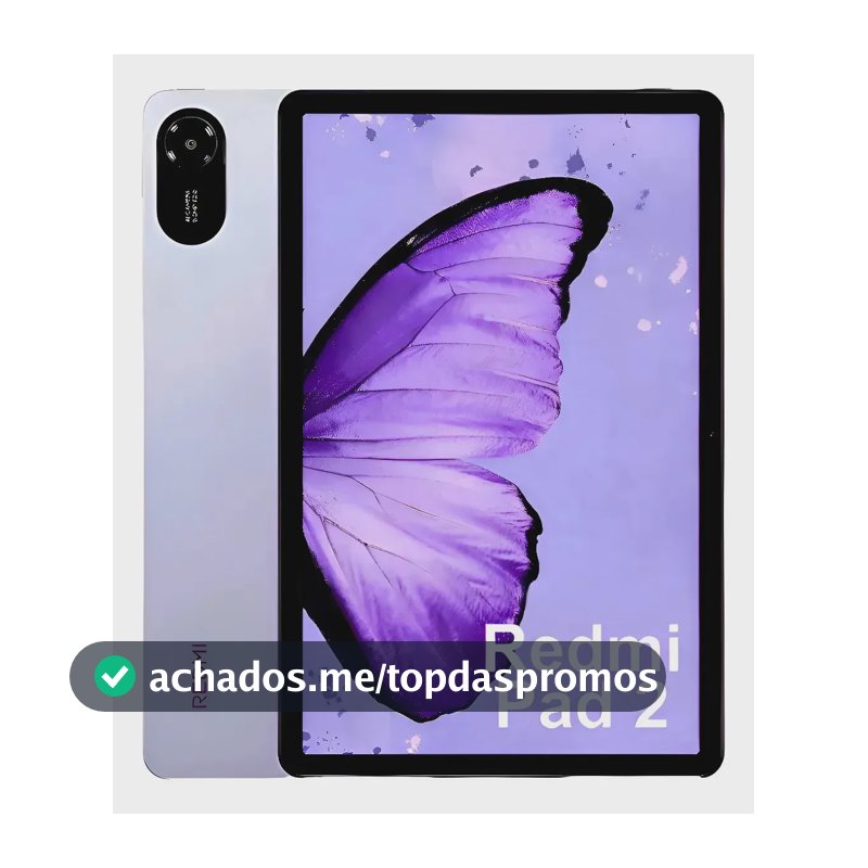 Tablet Xiaomi Redmi Pad 2 (128) - Versão Global Cor Lilás