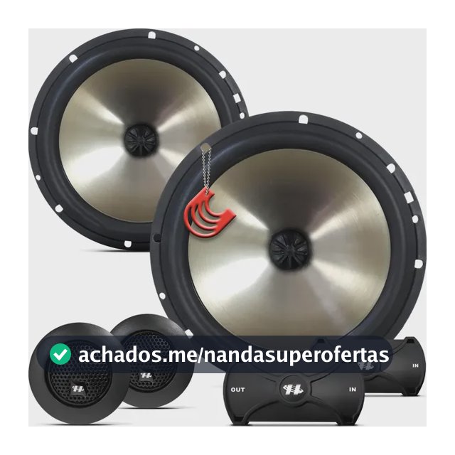 Falante Kit Duas Vias Par 160w Par Som Hurricane 6 Pol Q6.2
