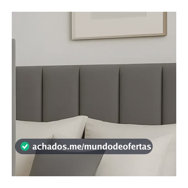 Cabeceira Queen 160cm Cama Box Kit 8 Módulos Adesivo Dubai