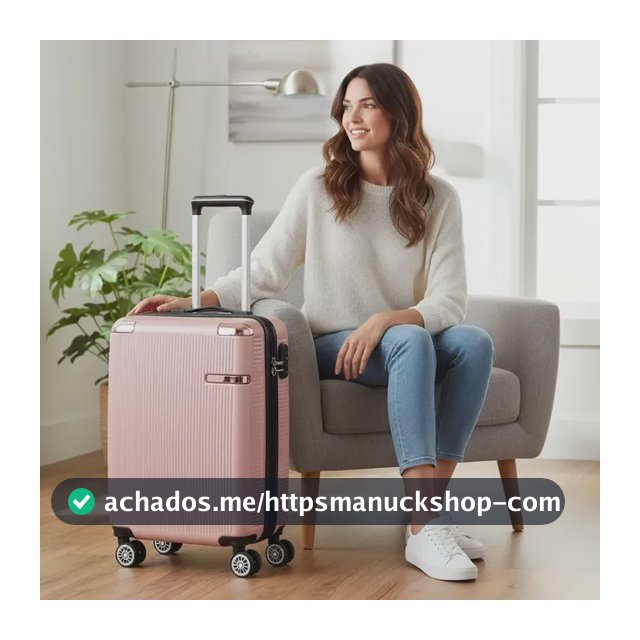 Mala Sweet Studio Para Viagem Bordo Pequena De Mão Com Rodas Removíveis Rosa Mala 2088