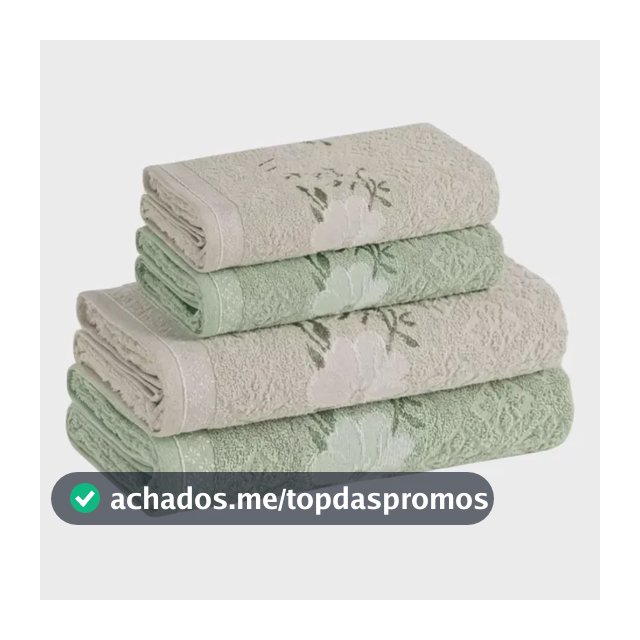 Jogo Toalhas Banho Karsten 4pçs Grossas Macias 100% Algodão