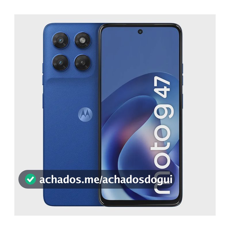 Smartphone Motorola Moto g47 5G 256GB, 4GB RAM + 8GB RAM Boost, câmera 50 MP Sony LYTIA 600, Tela 6.7 FHD+ 120hz, NFC, IP64