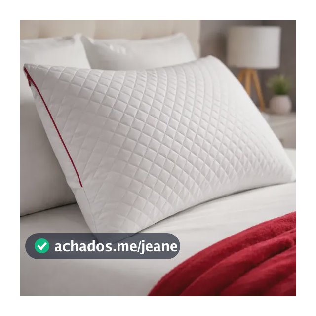 Travesseiro 70x50 Luxo Com Regulagem De Altura Conforto Branco