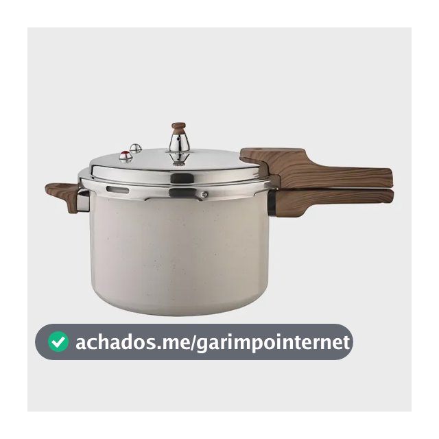 Panela De Pressão Antiaderente Cerâmico 4,2 Litros Vanila