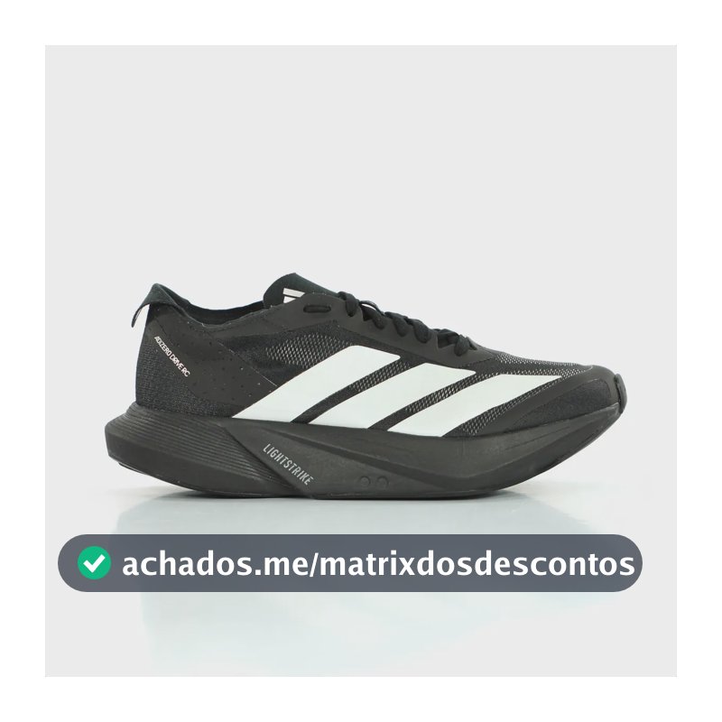 Tênis adidas Adizero Drive Rc Corrida Leve Energy Preto Preto 39 Br