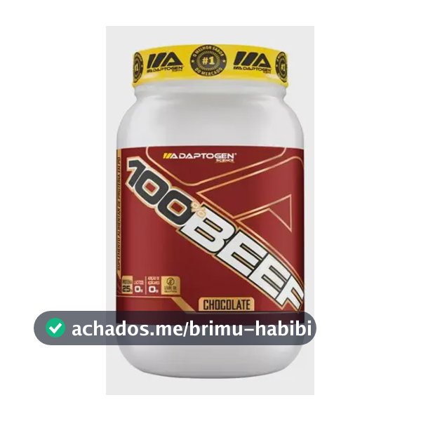 Beef Protein Adaptogen 900g Baunilha Zero Lactose