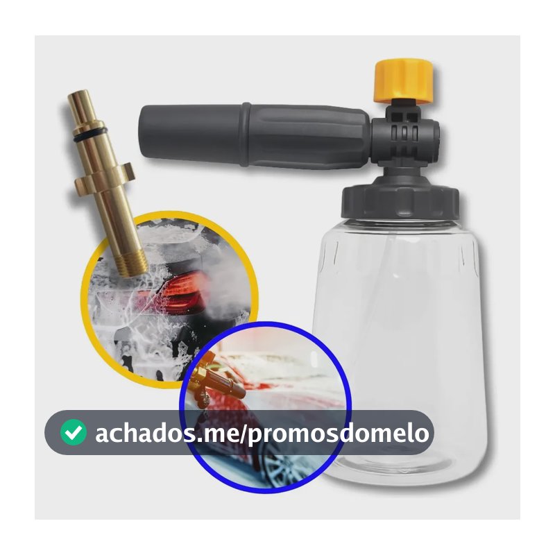 Snow Foam Manual Canhão De Espuma 1 Litro Para Lavadoras Wap