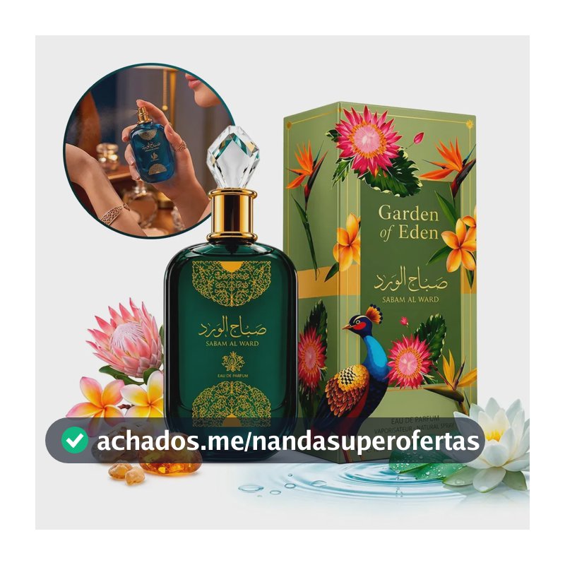 Perfume Sabah Al Ward Garden Of Eden 100ml Hannity Cosmeticos