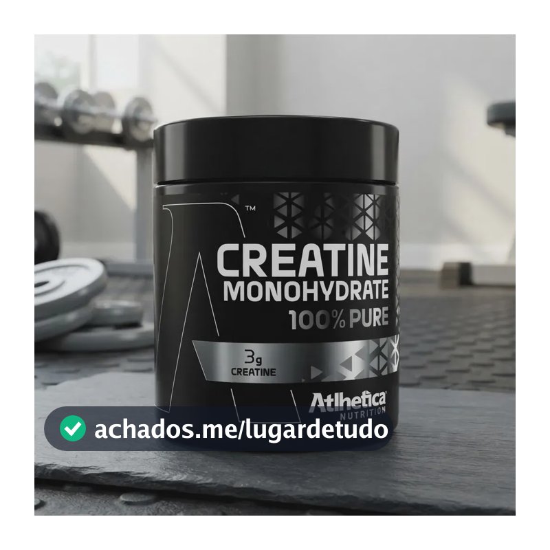 Creatina Atlhetica Nutrition 100% Pure em pó Sem sabor x 300g