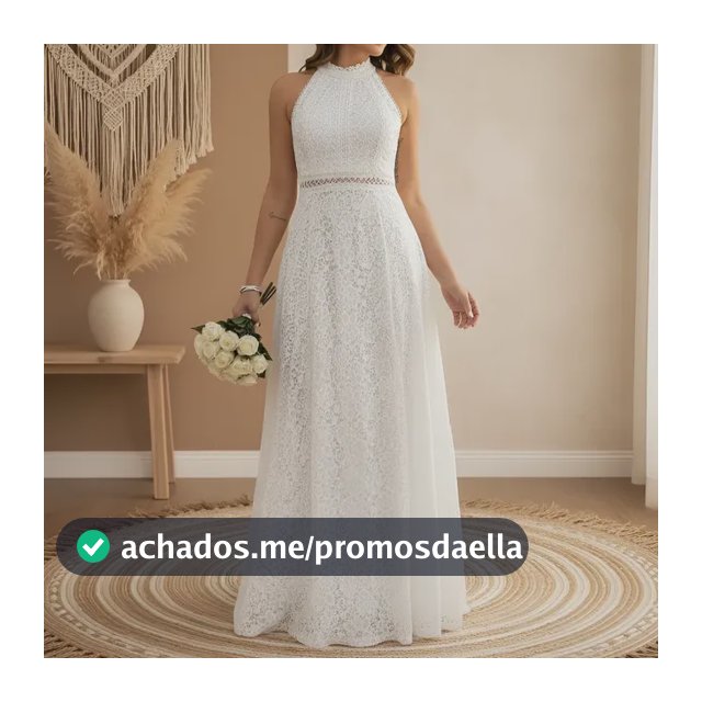 Vestido Noiva Premium Off White Casamento Civil Social Top