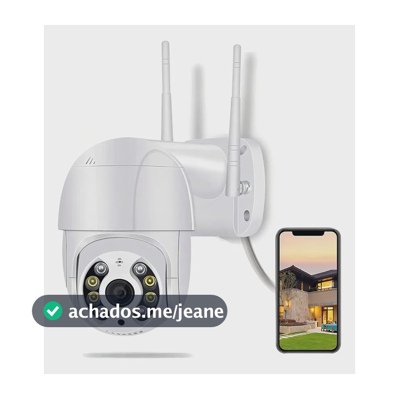 Câmera Ip Icsee Prova D Água Infravermelho Externa Wifi 1080